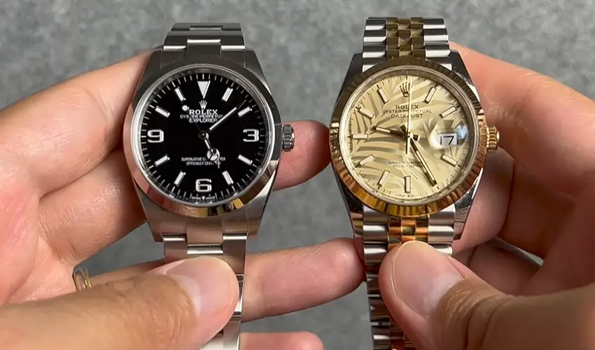 Rolex Datejust Vs Explorer